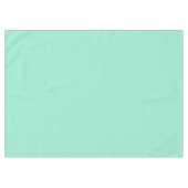 Minimalistische Pastell Minze Solid Color Tischdecke (Vorderseite (Horizontal))