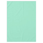 Minimalistische Pastell Minze Solid Color Tischdecke (Vorderseite)