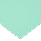 Minimalistische Pastell Minze Solid Color Tischdecke (Schrägansicht)