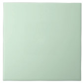 Minimalistische Pastelle Elfen Grüne Farbe #D1ECD5 Fliese (Vorderseite)