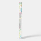 Minimalistische Pastellgürtel mit Blumengürtel und Case-Mate iPhone Hülle (Rückseite / Rechts)