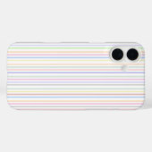 Minimalistische, pastellige Linien Case-Mate iPhone Hülle (Rückseite (Horizontal))