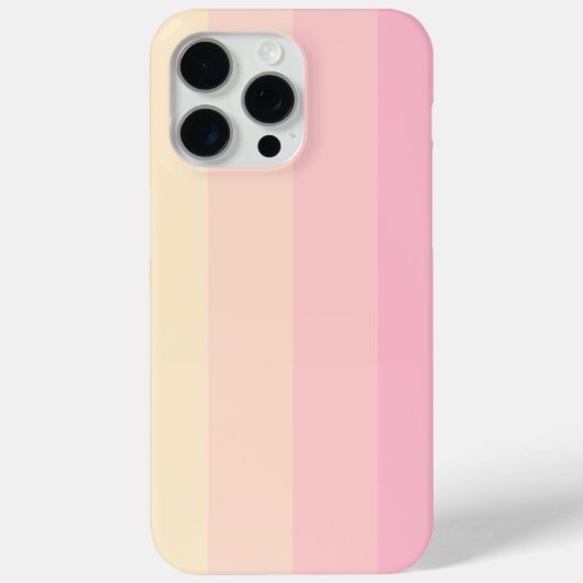 Minimalistische Pastellmuster mit Rose Case-Mate iPhone Hülle (Rückseite)