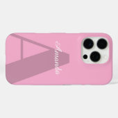 Minimalistische Pastelltypografie feminimische Gew Case-Mate iPhone Hülle (Rückseite (Horizontal))