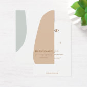 Minimalistische Pastelschmuckkarte (Schreibtisch)