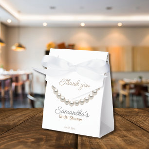 Minimalistische Perl-Brautparty-Geschenkboxen Geschenkschachtel