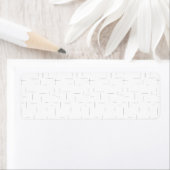 Minimalistische personalisierte Adressetiketten (Insitu)