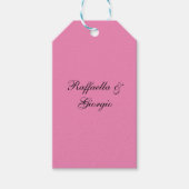 Minimalistische personalisierte, benutzerdefiniert geschenkanhänger (Vorderseite)