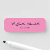 Minimalistische personalisierte, benutzerdefiniert namensschild (Beispiel)