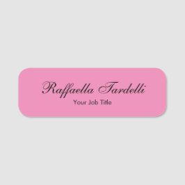 Minimalistische personalisierte, benutzerdefiniert namensschild