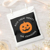 Minimalistische Personalisierte Boo-Crew Halloween Geschenktütchen (Ausgeschnitten)