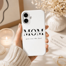 Minimalistische personalisierte Handyhülle mit Mut
