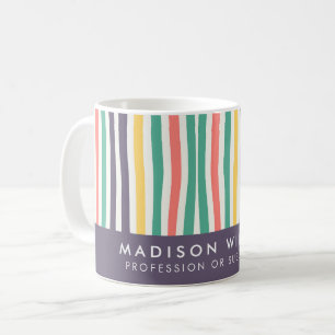 Minimalistische personalisierte Kaffeetasse mit in