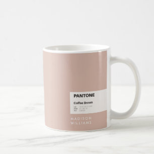 Minimalistische personalisierte Kaffeetasse mit in