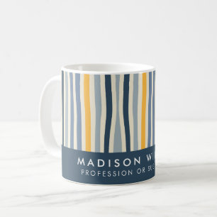 Minimalistische personalisierte Kaffeetasse mit in
