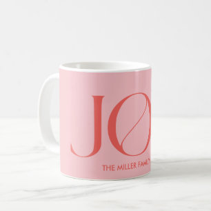 Minimalistische personalisierte Kaffeetasse mit in