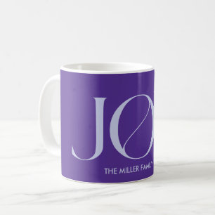 Minimalistische personalisierte Kaffeetasse mit in