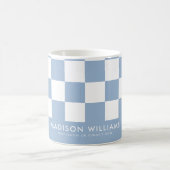 Minimalistische personalisierte Kaffeetasse mit in (Mittel)