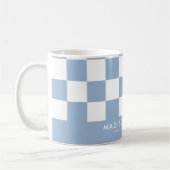 Minimalistische personalisierte Kaffeetasse mit in (Links)