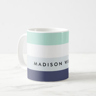 Minimalistische personalisierte Kaffeetasse mit in
