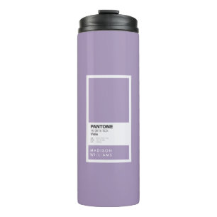 Minimalistische personalisierte Kaffeetasse mit in Thermosbecher