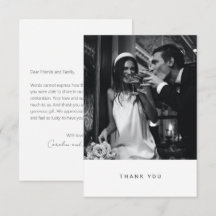 Minimalistische Personalisierte Message Chic Foto