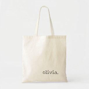 Minimalistische Personalisierte Schreibmaschinen-N Tragetasche