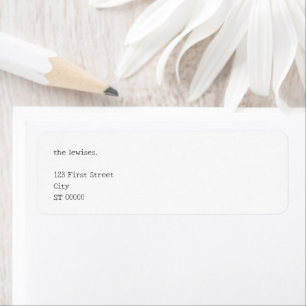 Minimalistische persönliche Schreibmaschinen-Rücks
