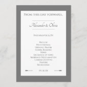 Minimalistische Pfeifensehen | Grau Programm (Vorderseite)