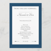 Minimalistische Pfeifensehen | Marseille Blue Programm (Vorderseite)