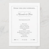 Minimalistische Pfeifensehen | weiß Programm (Vorderseite)