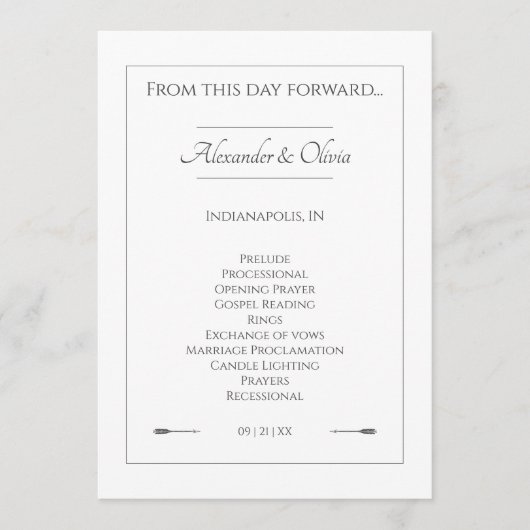 Minimalistische Pfeifensehen | weiß Programm (Vorderseite)