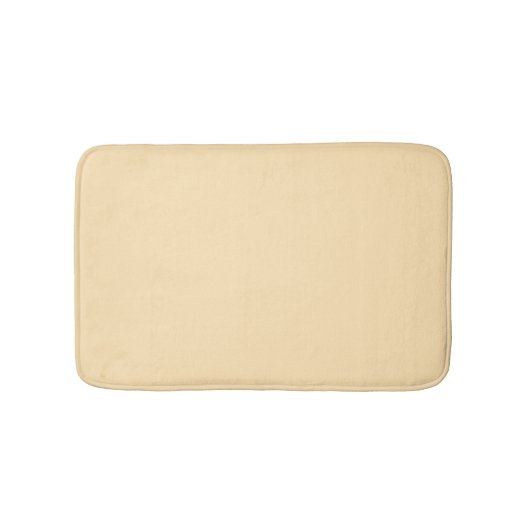 Minimalistische Pfirsichpfirsichpaste solide schli Badematte (Vorderseite)