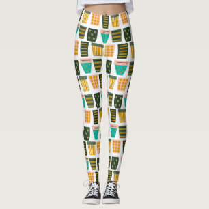 Minimalistische Pflanze Art Leggings