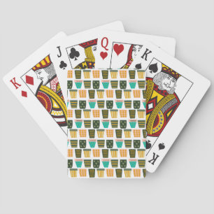 Minimalistische Pflanze Art Spielkarten