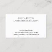 Minimalistische Pinselstriche Visitenkarte (Rückseite)