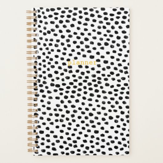 Minimalistische Planertagebuchpunkte Planer (Vorderseite)