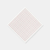 Minimalistische Polka Dog g1 Serviette (Ecke)