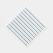 Minimalistische Polka-Dosen g9 Serviette (Ecke)