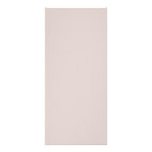 Minimalistische Preisliste Blush Beige Rack Card Werbekarte (Hinten)