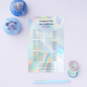 Minimalistische Preisliste für Unternehmen Flyer (Einzeln)