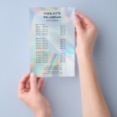 Minimalistische Preisliste für Unternehmen Flyer (Handgriff)