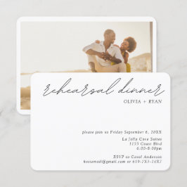 Minimalistische Probe Abendessen Kleine Umschließu Begleitkarte