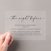 Minimalistische Probe | Moderne Transparenz Acryleinladungen (Insitu (Handheld))