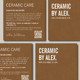 Minimalistische Produktbetreuung Dankeschön-Karte