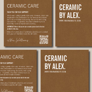 Minimalistische Produktbetreuung Dankeschön-Karte