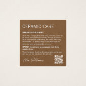 Minimalistische Produktbetreuung Dankeschön-Karte (Vorderseite)