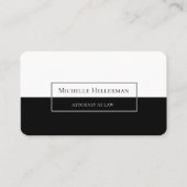 Minimalistische professionelle Visitenkarte (Vorderseite)