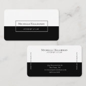 Minimalistische professionelle Visitenkarte (Vorne/Hinten)