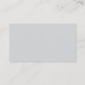 Minimalistische professionelle Visitenkarte (Rückseite)